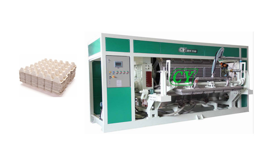 المعاد تدويرها لب الورق ماكينات قولبة الروتاري 6000pcs / hr