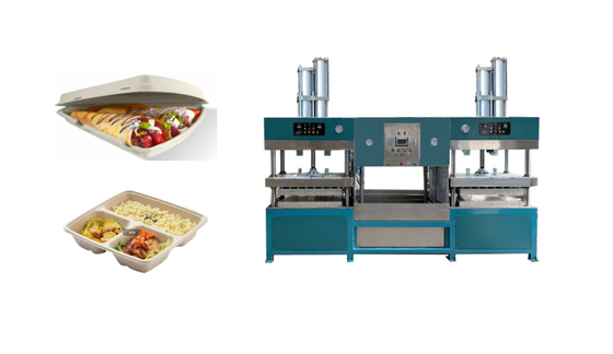استبدل PP PE Pulp Fiber Salad Salad Pizza Tray Tray ماكينة